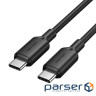 Кабель Vention USB Type-C - USB Type-C (M/M), 1 м , Black (TRCBF)
