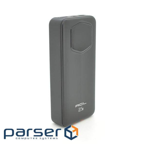 Powerbank ACL PW-140 20000mAh, 22.5W, Кабель Type-C + Lighting, 0,450 kg, Black, Box (ACL PW-140B)
