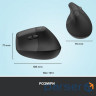 Вертикальна міша LOGITECH Lift Vertical Ergonomic Mouse Graphite (910-006473)