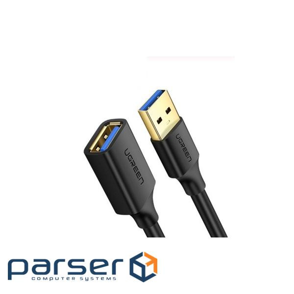 Дата кабель USB 3.0 AM/AF 1.5m US129 black Ugreen (30126)