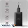 Зарядний пристрій AXAGON 1xUSB QC4.0 + 1xUSB-C PD45W PPS black (ACU-PQ45)