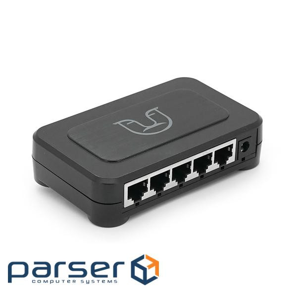 Комутатор ALFA S805 5 портів Ethernet 10 / 100 / 1000 Мбіт / сек, BOX Q120