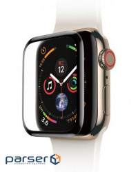 Захисне скло Baseus для Apple Watch 1/2/3, 42 мм, 0.23mm, Чорний (SGAPWA4-D01)