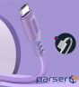 Date cable USB 2.0 AM to Micro 5P 1.0m soft silicone violet ColorWay (CW-CBUM044-PU)
