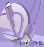Date cable USB 2.0 AM to Micro 5P 1.0m soft silicone violet ColorWay (CW-CBUM044-PU)