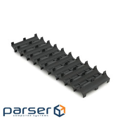 Холдер тримач для аккумулятора PC, 2x10, 21700+ABS, чорний (PC-21700-ABS)