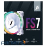 Вентилятор 1stPlayer FS7 White (FS7-WH-1IN1), 120x120x25 мм, 3-pin + 4-pin