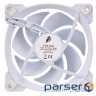 Вентилятор 1stPlayer FS7 White (FS7-WH-1IN1), 120x120x25 мм, 3-pin + 4-pin