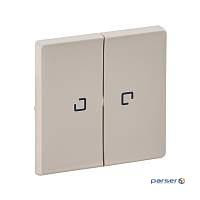 Клавіша вимикача 2-кл. Valena LIFE з підсвіткою слонова кістка (755221)