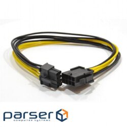 Кабель живлення PCI express 6+2-pin power 0.3m extender Cablexpert (CC-PSU-84)