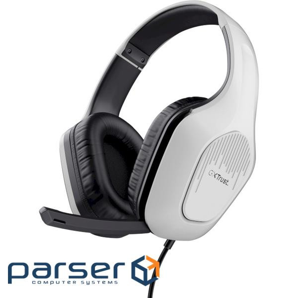 Навушники геймерскі TRUST Gaming GXT 415W Zirox White (25147)