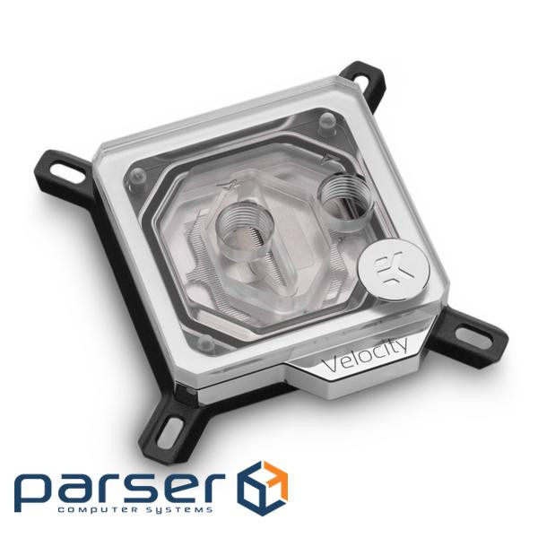 Водоблок Ekwb EK-Quantum Velocity - Nickel + Plexi (3830046996862)