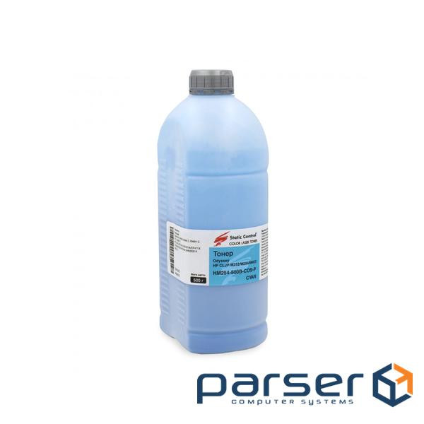 Тонер HP CLJP M252 / M254 / M452 500г cyan, фасування Static Control (HM254-500B-COS-P)