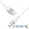 Кабель Proove Soft Silicone Micro USB 2.4A (1m) white (CCSO20001302)