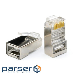 Конектор RJ45, STP, 6 cat., 8p8c (100шт пакет ) KINGDA KD-PG8015-C6