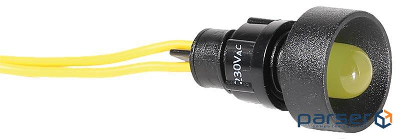 Лампа сигнальна ETI, LS LED 10 Y 230 (10мм, 230V AC, жовта) (4770812)