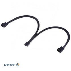 Кабель живлення внутрішній  FanConnector 1x2 M/ F splitter, 0.3м 4pin, Standart, разно (62.01.3130-50)