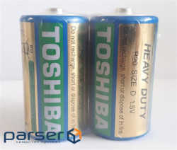 Батарейка TOSHIBA R20 коробка (00152596)