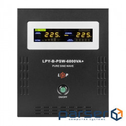 ДБЖ Logicpower LPY-B-PSW-6000VA+(4200Вт)10A/ 20A с правильной синусоидой 48В (6615)