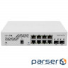 Network switch Cisco SG350X-48-K9-EU Тип - управляемый 3-го уровня, форм-фактор - в стойку, количество портов - 54, порты - SFP+, Gigabit Ethernet, комбинированный, возможность удаленного управления - управляемый, коммутационная способность - 176 Гбит/ с, размер таблицы МАС-адресов - 64000 Кб, корпус - Металический, 48x10/ 100/ 1000TX, 2хSFP+ Mikrotik CSS610-8G-2S+IN