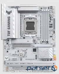Материнcька плата ASUS TUF GAMING B850-PRO WIFI7 W NEO sAM5 B850 2xDDR5 M.2 HDMI DP Wi-Fi BT ATX біл