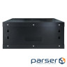 Шафа настінна GEAR 4U 19" 600x450x280 мм, + полка 19", black (GWMSN-4U-600-450)
