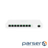 (8) Gigabit Ethernet ports(1) 1G SFP port(8) 27V Passive PoE: 2-pair (pins 4, 5+/7, 8-) or (UISP-R)