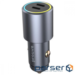 АЗУ Proove Double Energy 50W (Type-C + Type-C) metal gray (ACDE50022206)