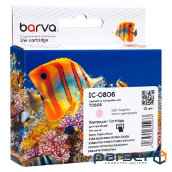 Картридж Epson T0806, Light Magenta, P50, PX660/660+/720WD/730WD/820FWD/830FWD (CI-BAR-EPS-T0806-LM)