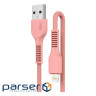 Дата кабель USB 2.0 AM to Lightning 1.0m AR88 2.4A peach Armorstandart (ARM65286)