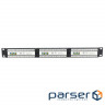 Патч-панель Ritar 19 24 порту UTP cat.5e з менеджментом кабелю (07514) (07415)
