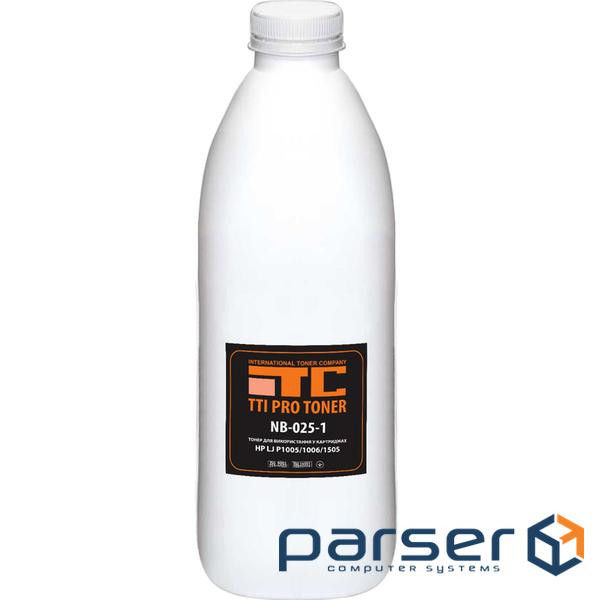 Тонер HP LJ P1005/1006/1505, 1000г Black TTI (NB-025-1) (NB-025-1кг) )