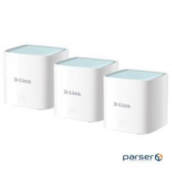 D-Link Network M15/3 AX1500 Mesh Wi-Fi System Dual-band 2x2 Wi-Fi6 3Pack Retail