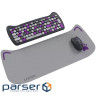 CANYON HSET-W6 EN Keyboard+Mouse Kitty Edition AAA+АА Wireless Violet (CNS-HSETW6VT)