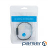 Дата кабель USB 2.0 AM to Micro 5P 0.2m браслет black Extradigital (KBU1783)