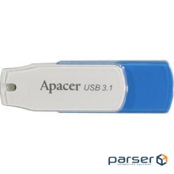 USB флеш накопичувач 16GB Apacer AH357 Blue USB 3.1 (AP16GAH357U-1)