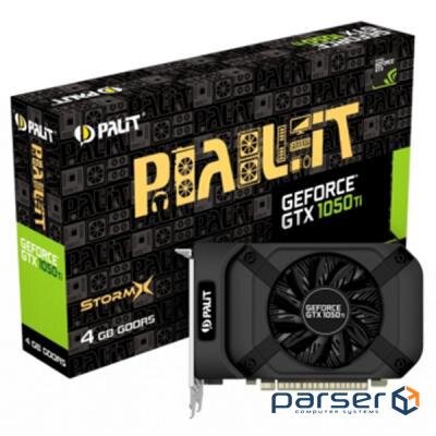 Відеокарта Palit GTX1050Ti/ Sto rmX/ 4GB/ GDDR5/ 1392Mhz GTX1050Ti STORMX 4096M (NE5105T018G1-1070F)