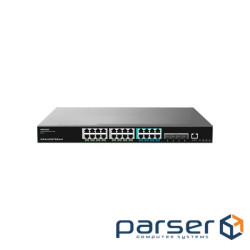 Grandstream GWN7822P, layer 3 Managed Multi-Gigabit Network Switch, 8x 2.5GbE, 16x GbE RJ45 PoE 802.