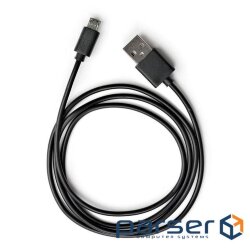 Date cable USB 2.0 AM to Micro 5P PVC 1m black Vinga (VCPDCM1BK)