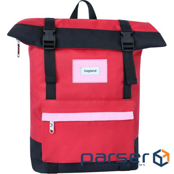 Рюкзак для ноутбука Bagland 15" Holder 25L, roll top, 0051666, red/black (1065919120)