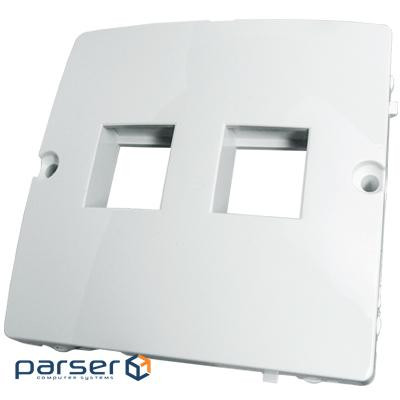 Адаптер Basic для 2xRJ45 Keystone, белый (BMGK1P/11)