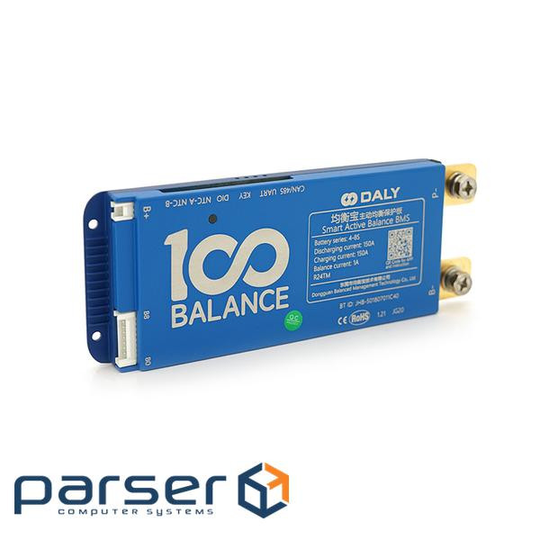 Universal BMS smart плата DaLy LiFePO4 4-8S 150A з Bluetooth + CAN + активний бал (DaLy 4-8S / 150A)