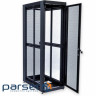 Шафа 19 45U, 610х1055 мм (Ш * Г), чорний, перфоровані двері (66%) (UA-MGSE45610MPB)