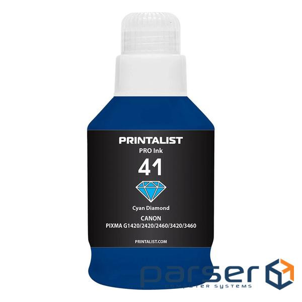 Чорнило Printalist Canon GI-41 для Pixma G2420/3420 190г Cyan (PL41C)