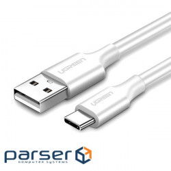 Date cable USB 2.0 AM to Type-C 2.0m US287 (White) Ugreen (60123)