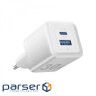 Мережевий зарядний пристрій Vention GaN III PD 30W QC3.0 3A White (FEQW0-EU)