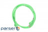 Patch cord 2E Cat 6,UTP,RJ45, 26AWG ,7/0.16 Cu, 1.00 m,PVC, Green (2E-PC6COP-100GRN)