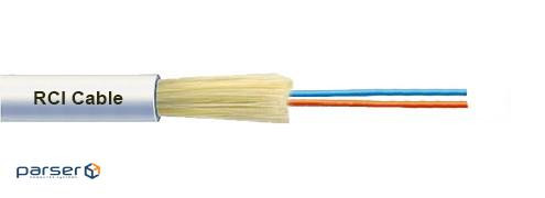 Кабель оптичний RCI Indoor 2F G.657A 2.8mm, (Indoor 2F G.657A 2.8mm, LSZH, white (SIMPLEX) 1000м )