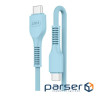 Дата кабель USB-C to USB-C 1.0m AR88 3A blue Armorstandart (ARM65292)