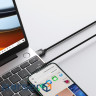 Кабель BASEUS MVP 2 Elbow-shaped Fast Charging Data Cable USB to iP 2.4A 1м Black (CAVP000001)